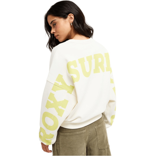 2026 Roxy Womens Frostbeam Sweatshirt ERJFT05139 - Coconut Milk